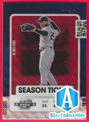 2021 Contenders Optic Gleyber Torres Red Wave Prizm #66 New York Yankees